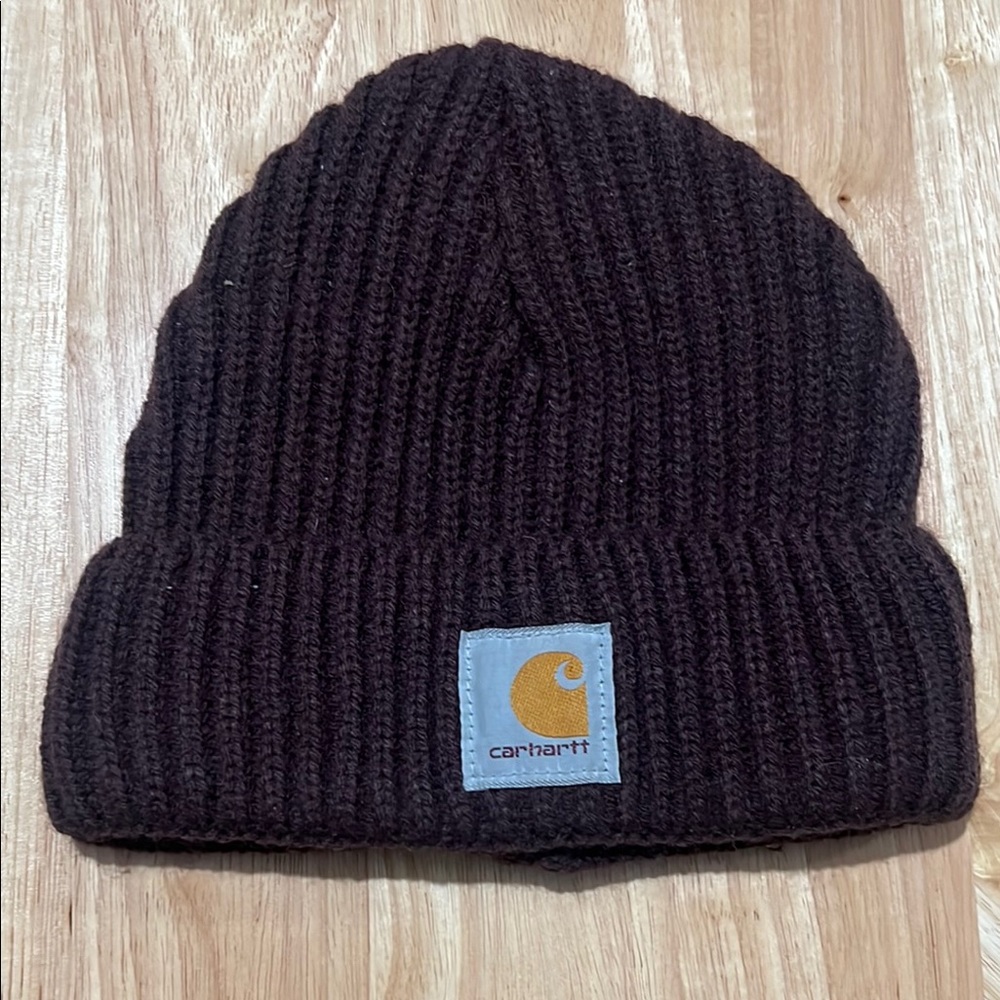 Carhartt Brown Knit Beanie
